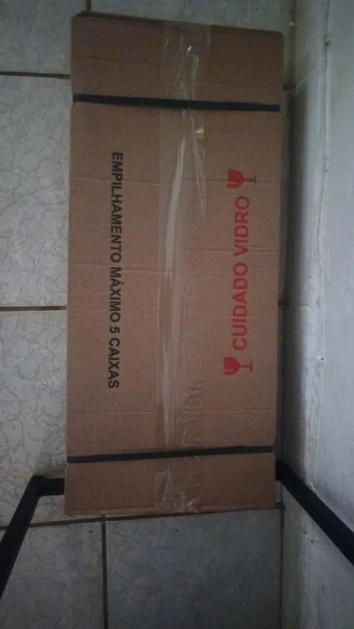  Estante Armário De Aço 3 Bandejas Multiuso Preta ( nova na caixa) - Foto 2