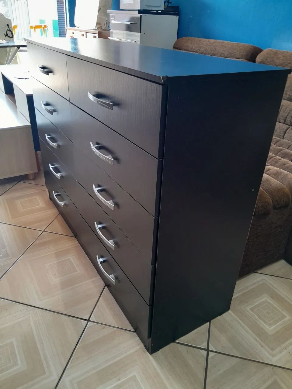 Cômoda gaveteira em madeira MDF  - Foto 4