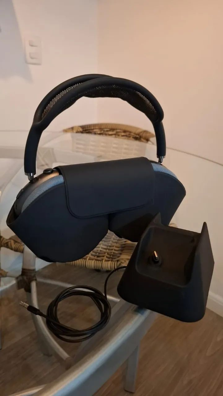 Apple AirPods Max Headphones with Lightning Cable, Case, and Charging Stand