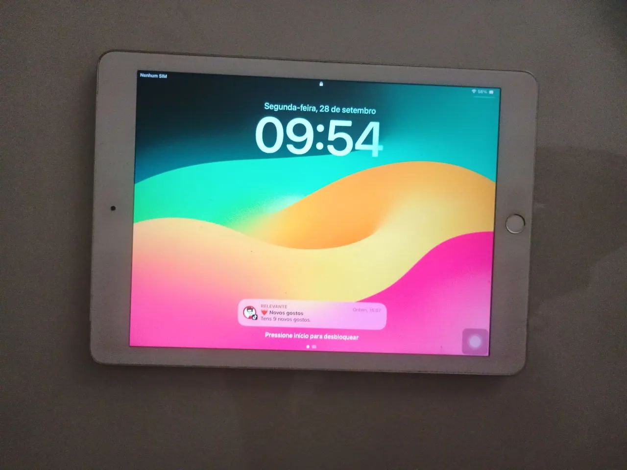 Ipad 6 geração 128 giga 