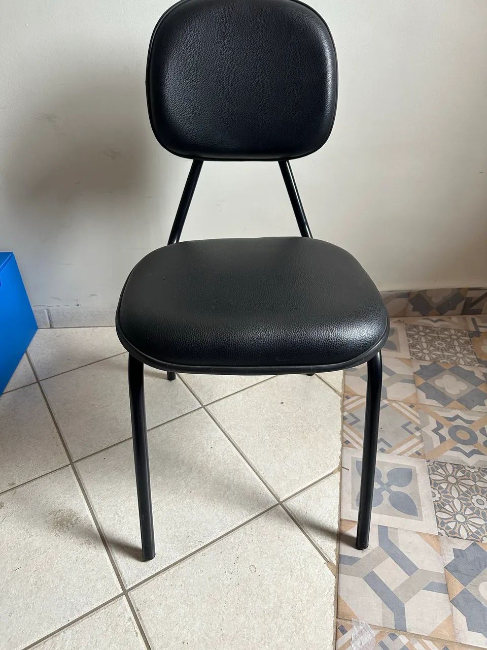 Cadeira Secretária Fixa com 4 Pés - 3 unidades - Foto 2