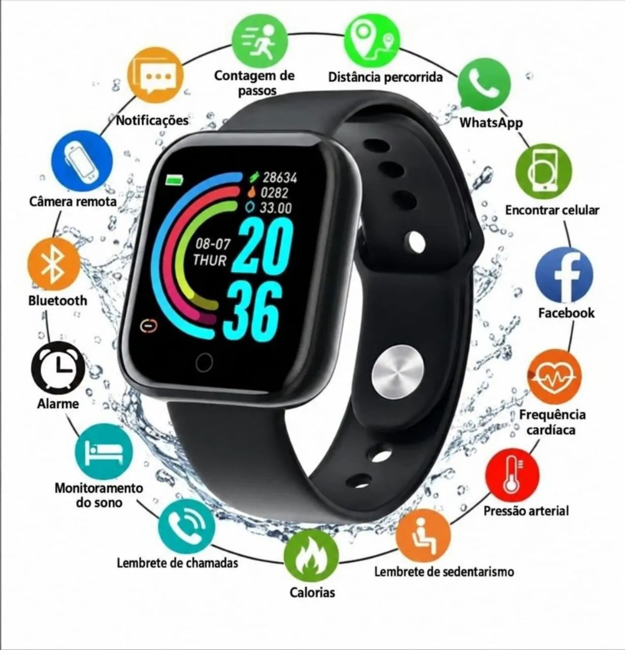 Smartwatch D20 - Foto 2