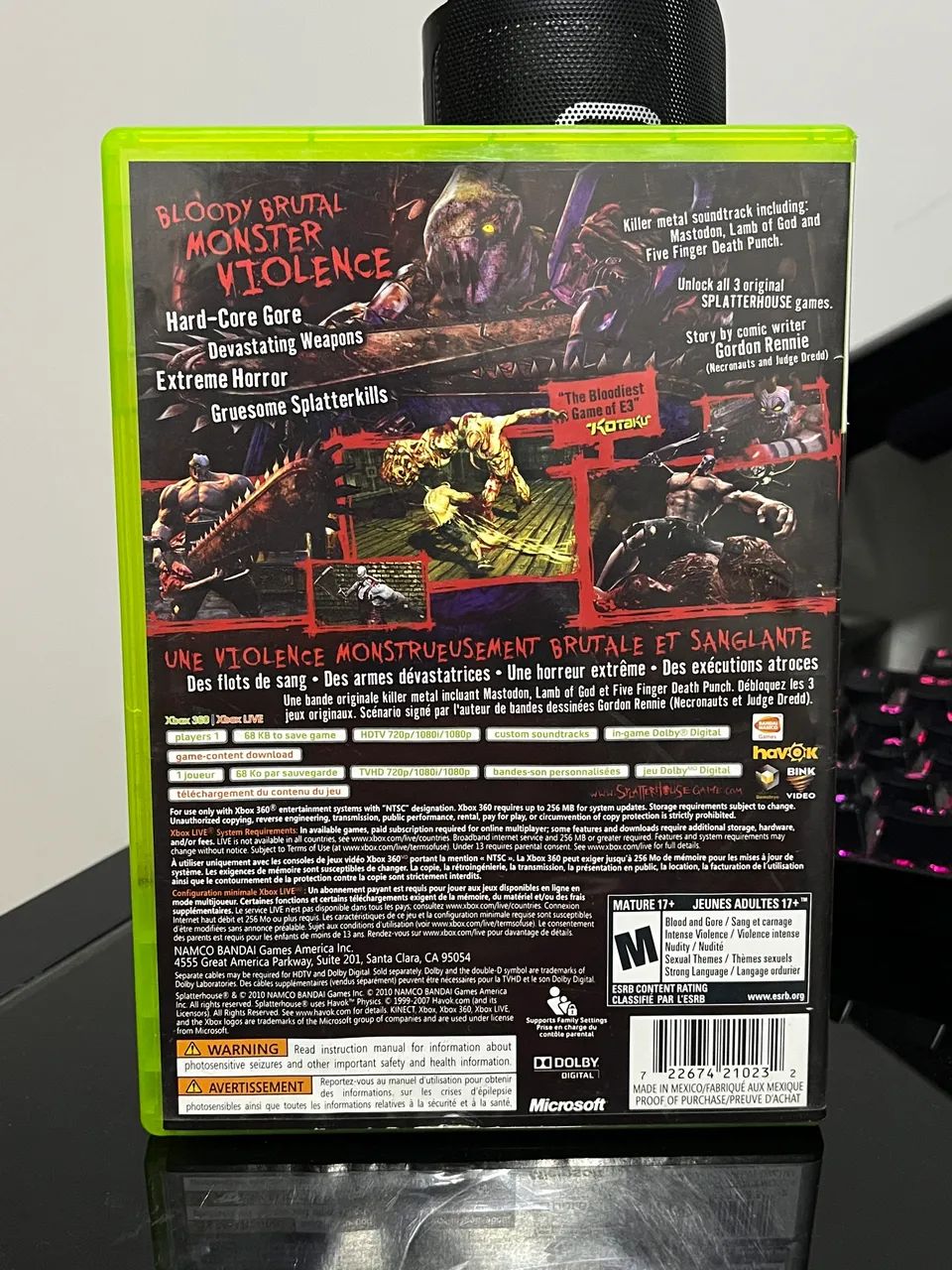 Splatterhouse Xbox 360 Original - Foto 2