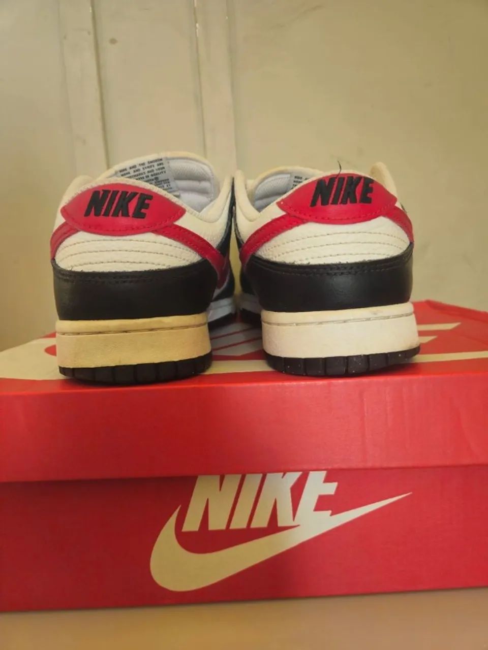 Nike Dunk Low Red Swoosh Panda - Foto 3