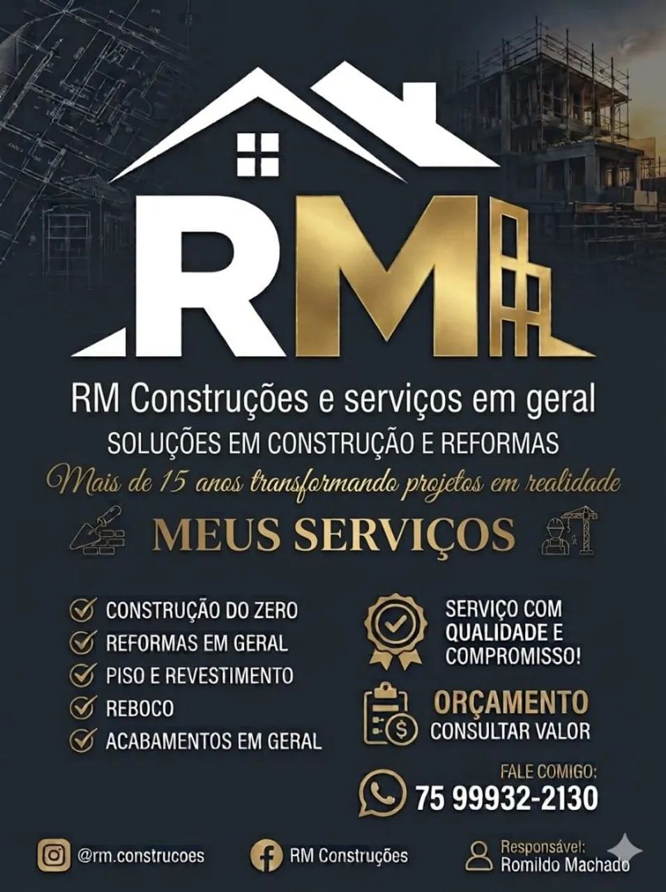 RM construções e reformas 