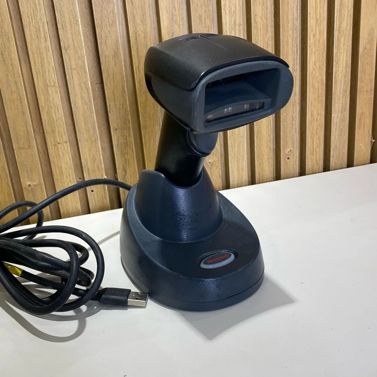 Leitor código barra Honywell com suporte e USB  - Foto 2