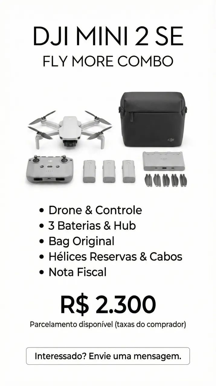 Drone DJI MINI 2 SE FLY MORE KIT