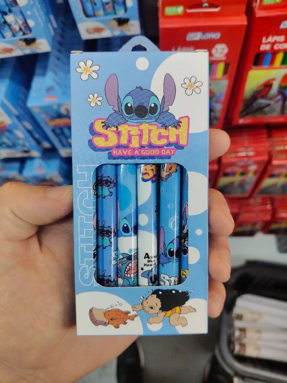 Kit canetinha Lilo & Stitch  - Foto 3