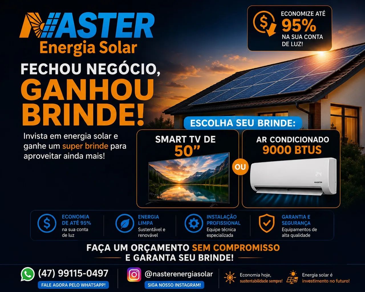 Kit solar é aqui