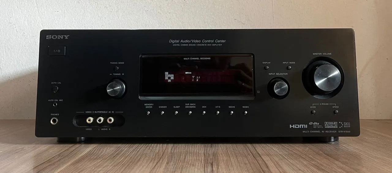 Receiver Amplificador Sony 7.2 185 por Channel HDMI Leia Descrição