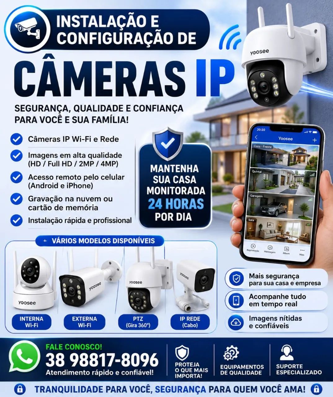 Computador, Notebook, Roteador, Câmera Wifi, Celular - Foto 4