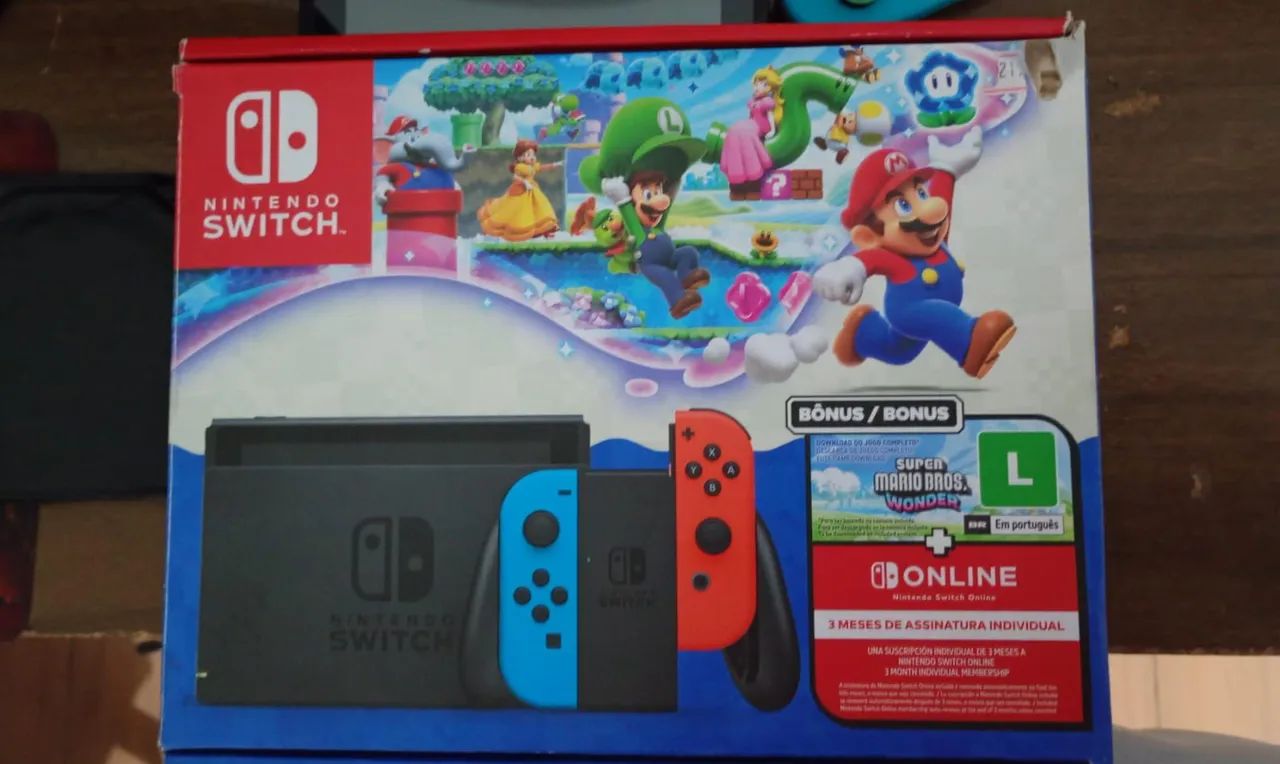 NINTENDO SWITCH V2 MARIO WONDER DES.B.