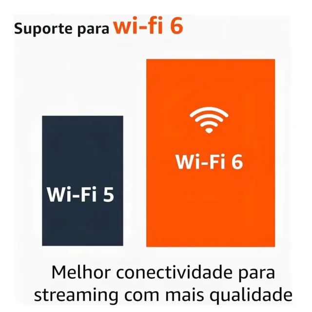 Fire TV Stick 4K Fire OS Android Amazon 8GB WIFI 6 Lacrado - Foto 3