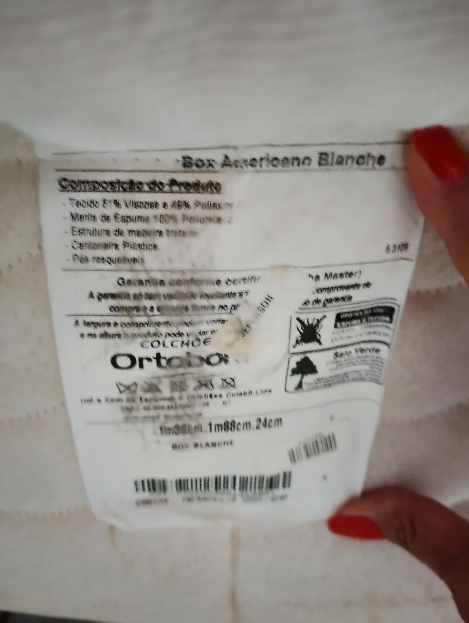 Cama casal com protetor de colchão  - Foto 3