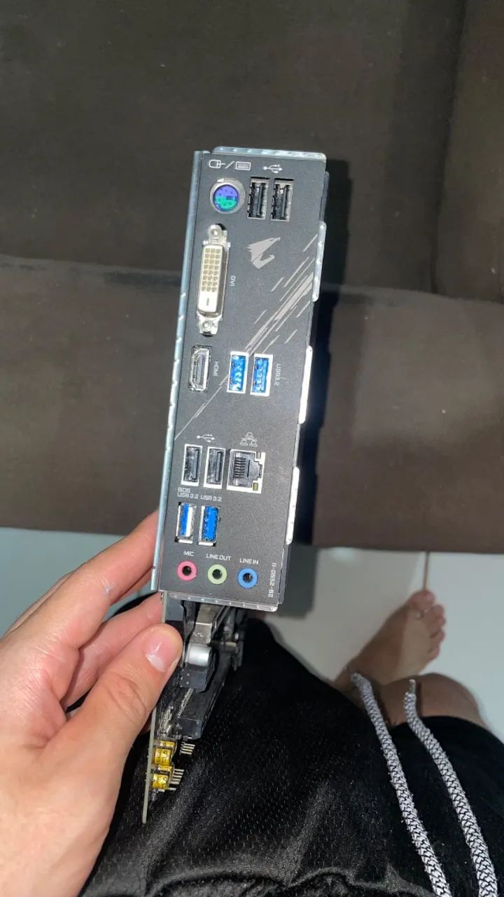 Kit placa mãe (b550m aorus elite) e processador (ryzen 5 5600g)  - Foto 2