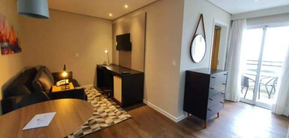 Flat mobiliado de 1 quarto para alugar no Centro de Santo André