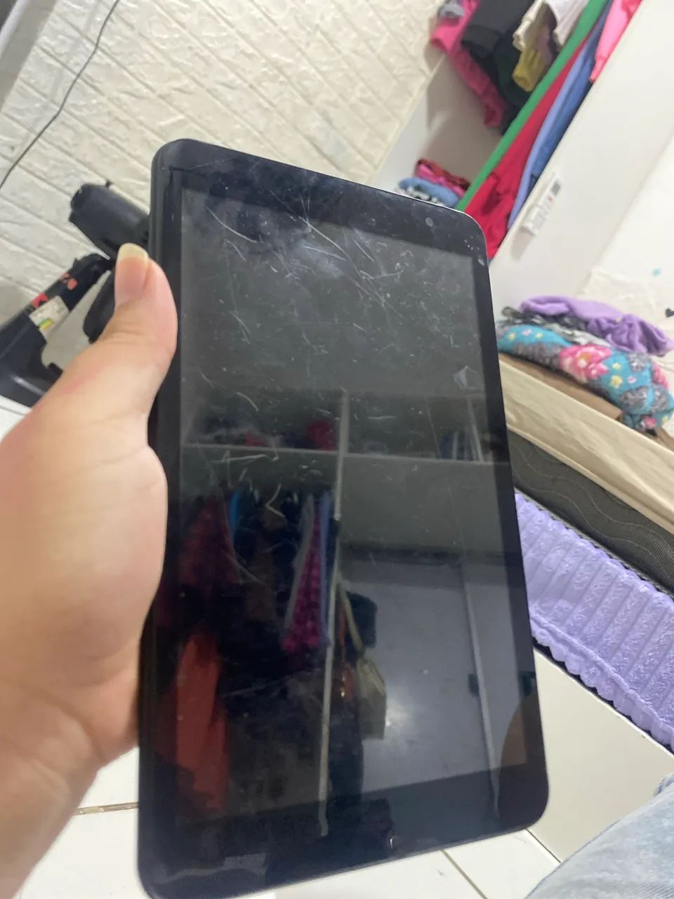 Tablet Multilaser com defeito 