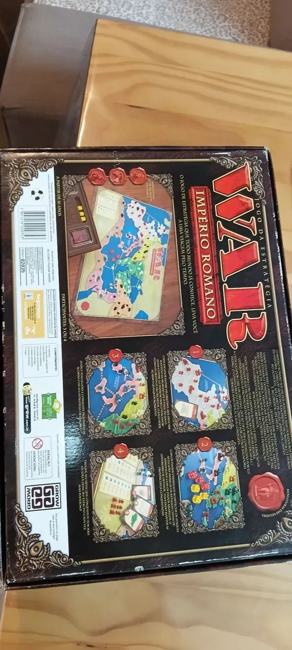 Jogo de tabuleiro war - império romano - perfeitas condições  - Foto 4