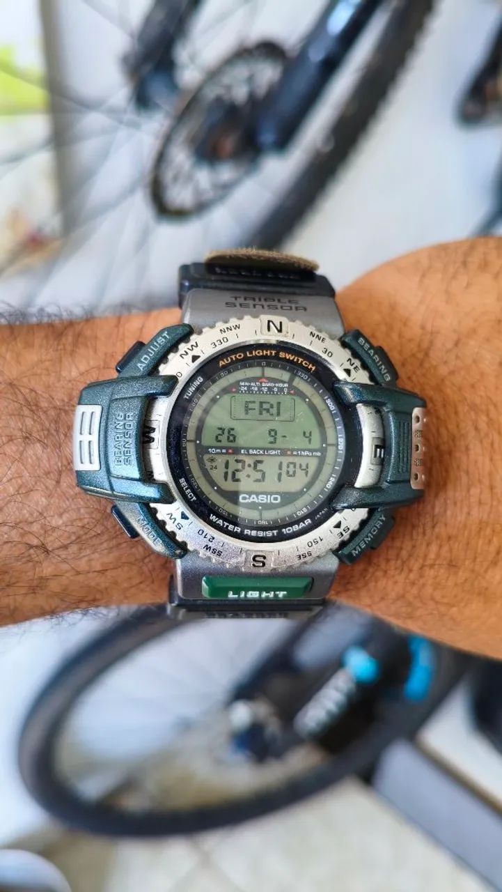 Relógio Casio protrek prt40 ano 1989 - Foto 3