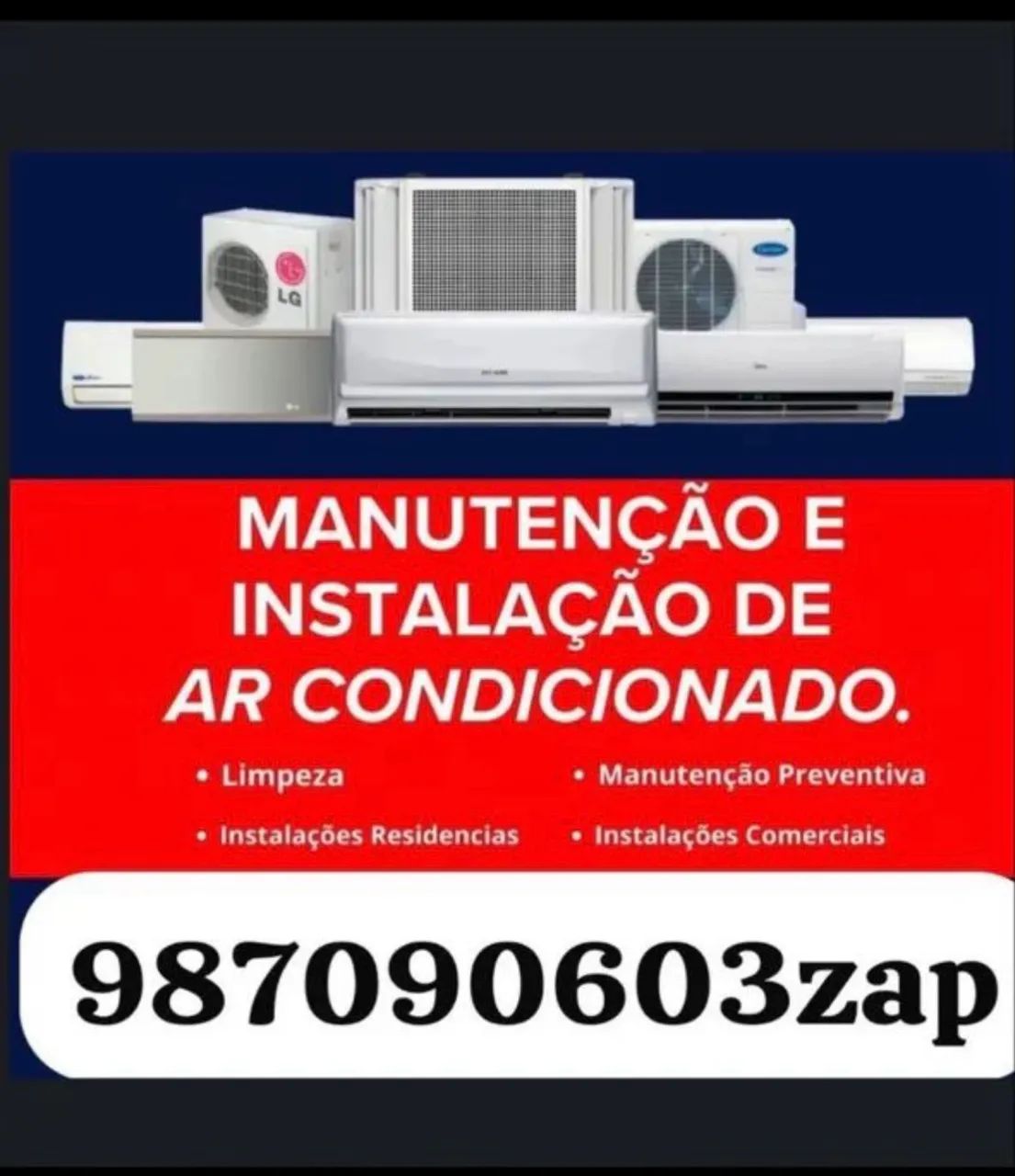Instalação de ar-condicionado 