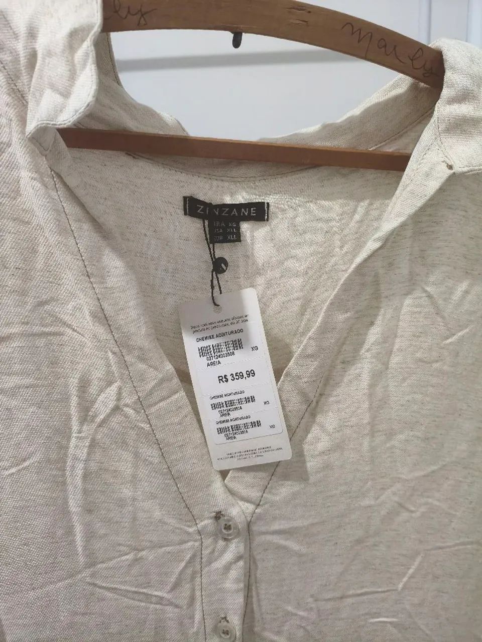 Chemise Zinzane Novo - Foto 3