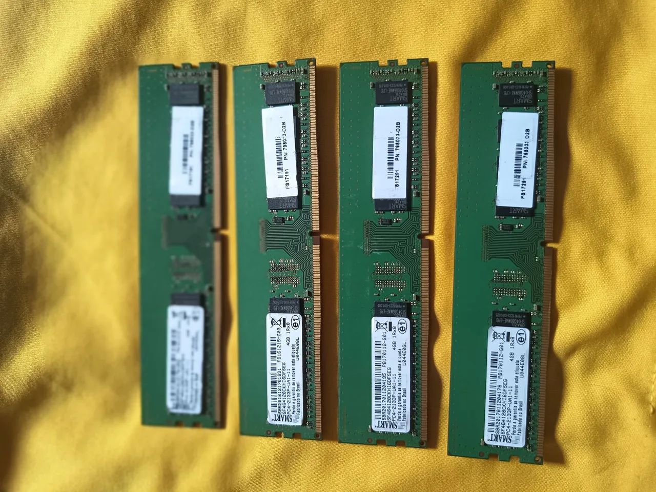 Quatro Memória ram ddr4 4gb super conservado  - Foto 2