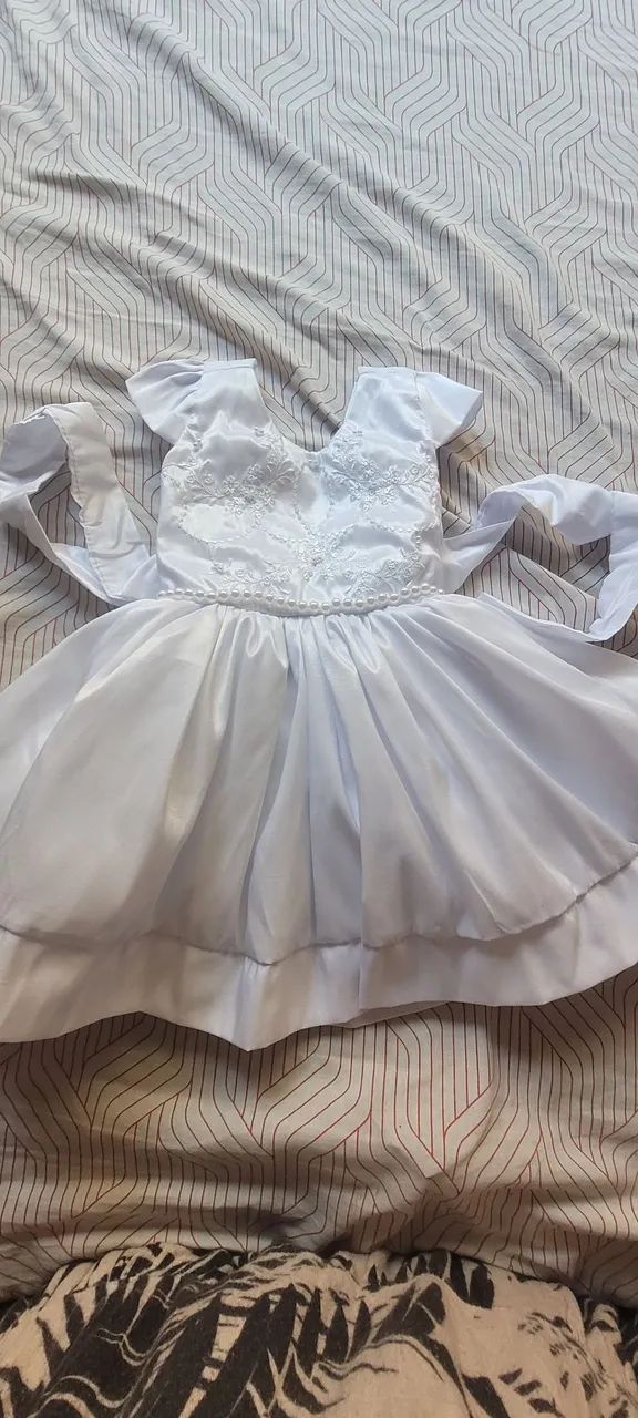 Vestido branco festa / batismo 