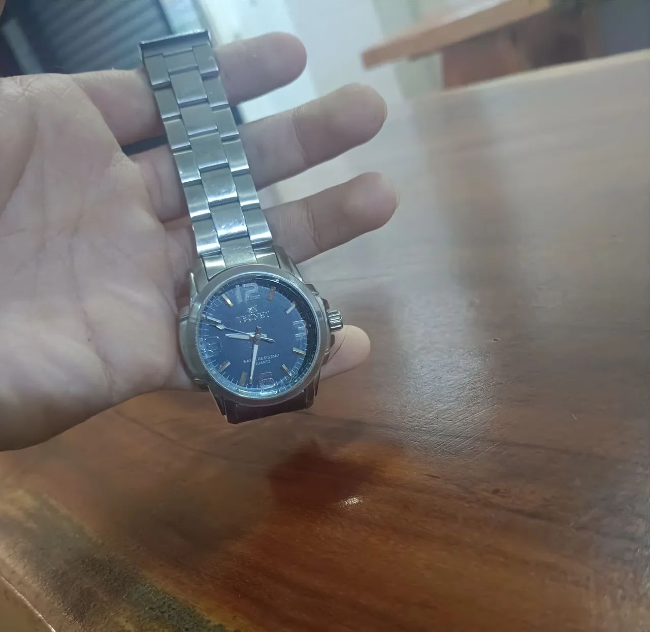 Tecnet à prova d'água masculino prata com peças para ajuste  - Foto 4