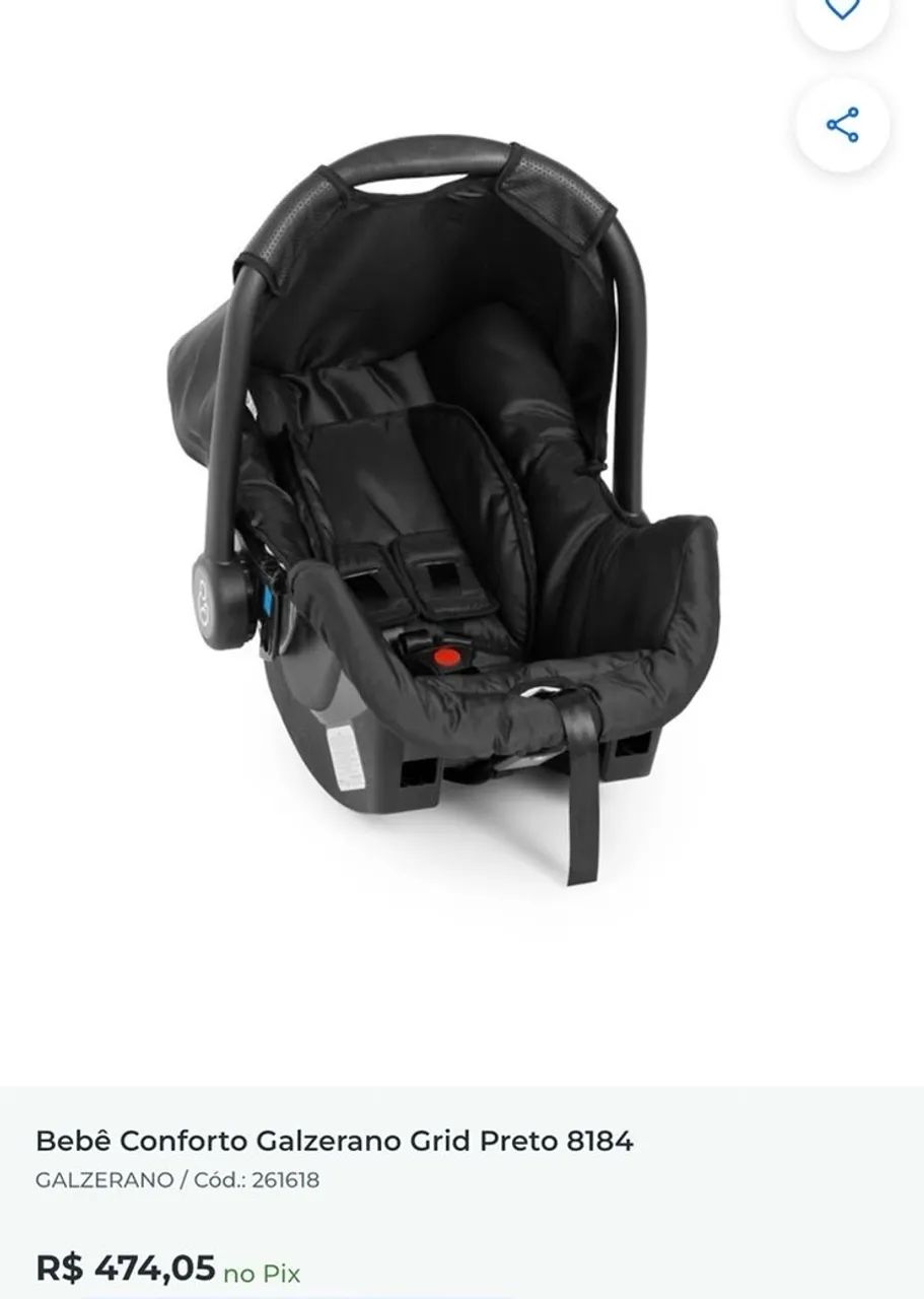 Bebê conforto novo