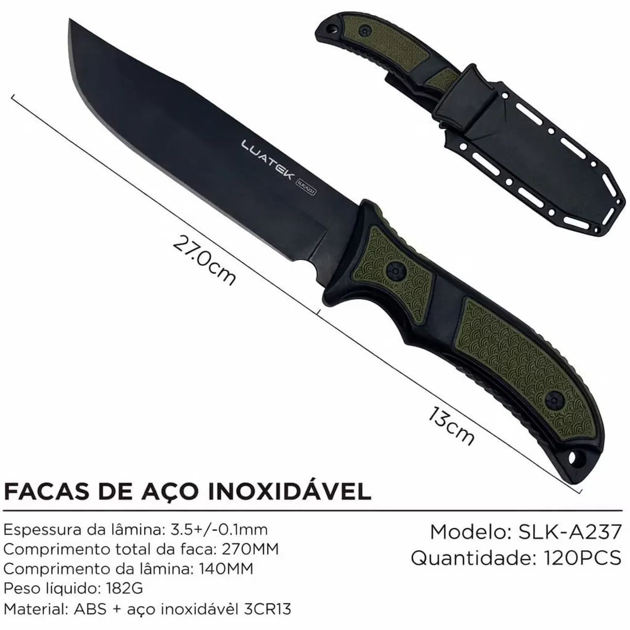 Faca camping militar  - Foto 4