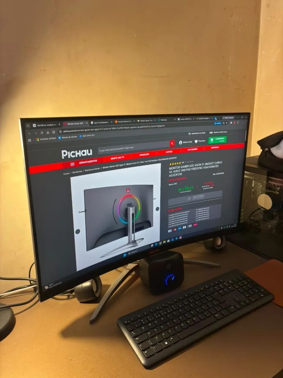 Monitor AGON AG323FCXE - Foto 5