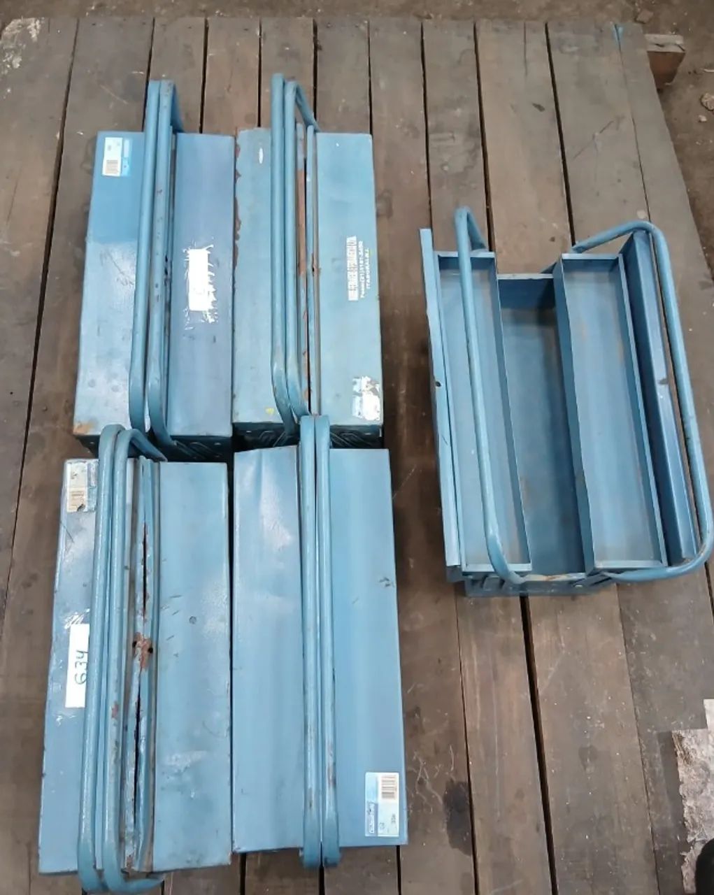 KIT COM 5 CAIXAS DE FERRAMENTAS