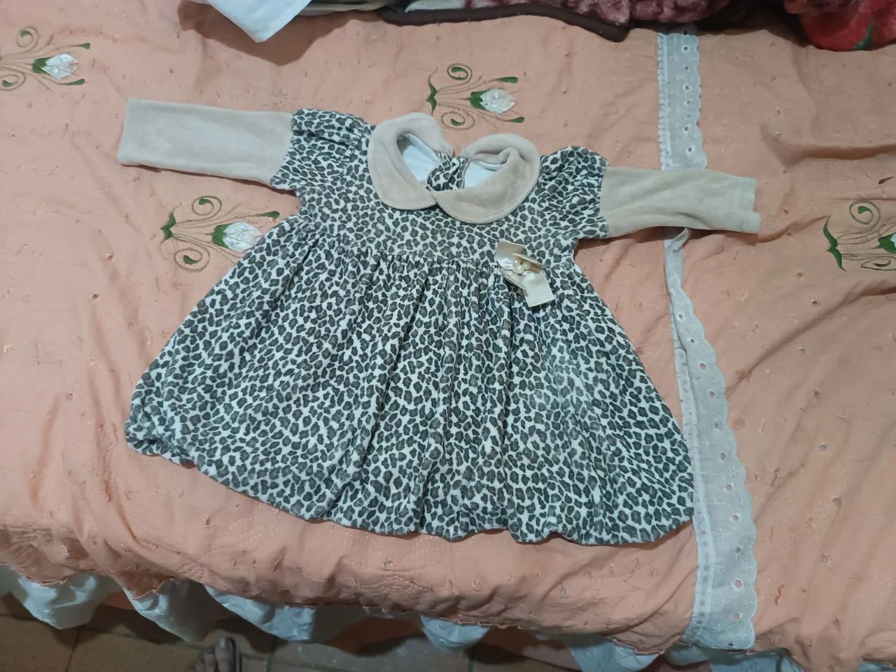 Vestido bebe oncinha - Foto 2
