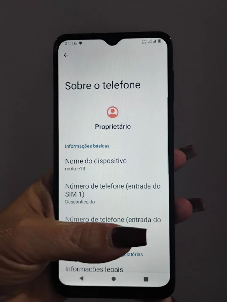 Celular Moto E13 em perfeito estado! Sem arranhões. - Foto 2