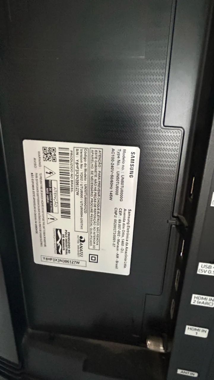 VENDO SMART TV SAMSUNG 50 POLEGADAS CRYSTAL  - Foto 4