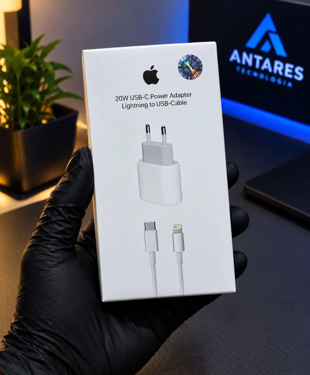 ? Carregador Turbo 20W + Cabo Lightning USB-C ? R$ 70