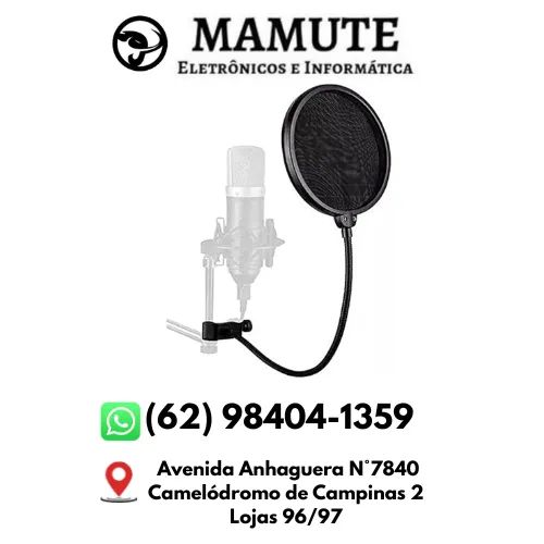 Filtro Pop Knup Microfone Studio Com Haste Flexível
