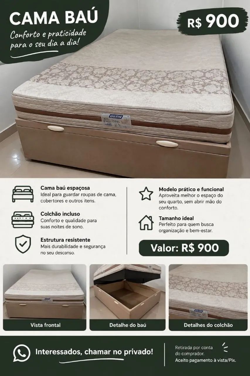 VENDA CAMA BOX - Foto 3