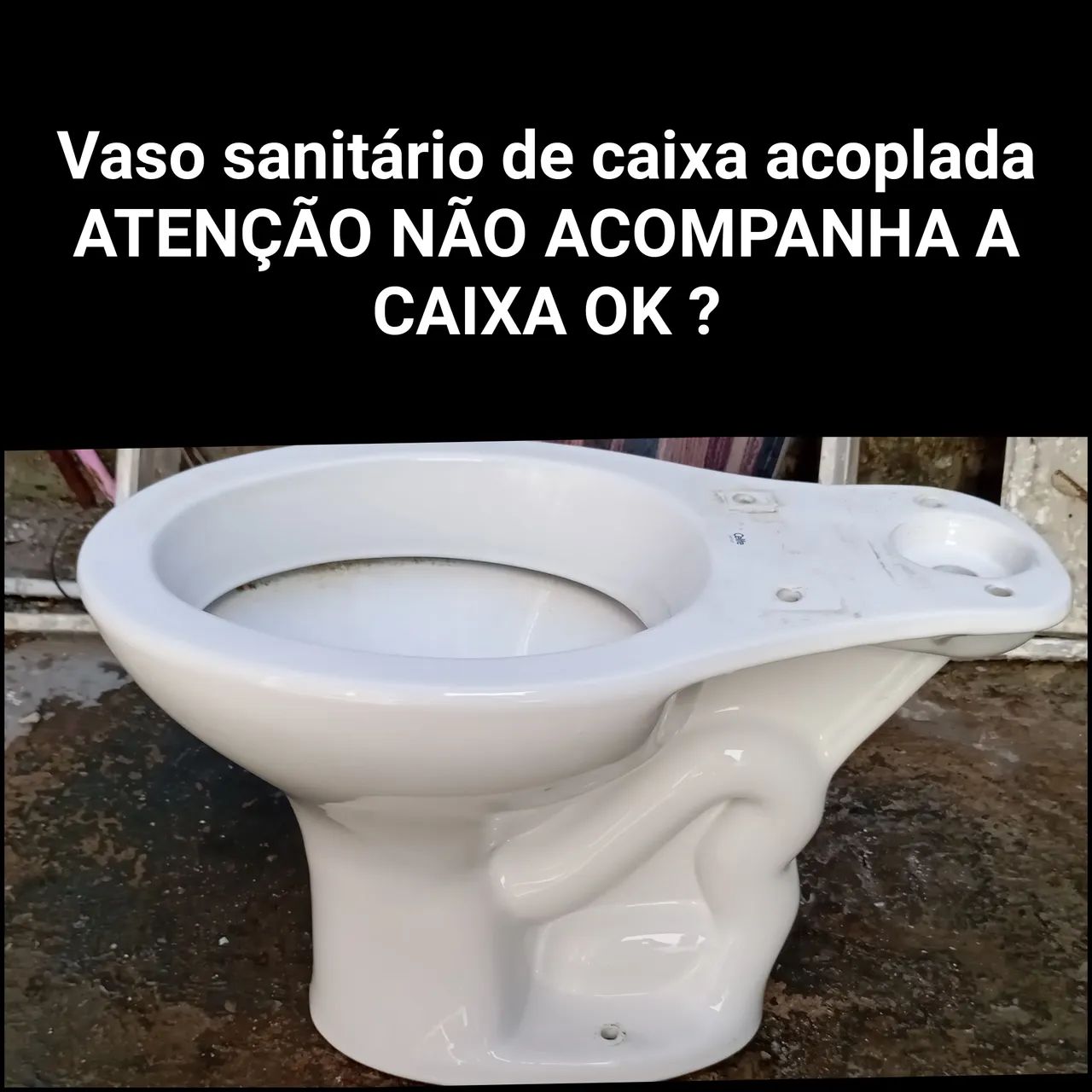Vaso sanitário CELITE de caixa acoplada 