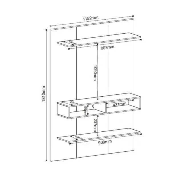 Painel Byte para TV até 43 polegadas - Foto 5