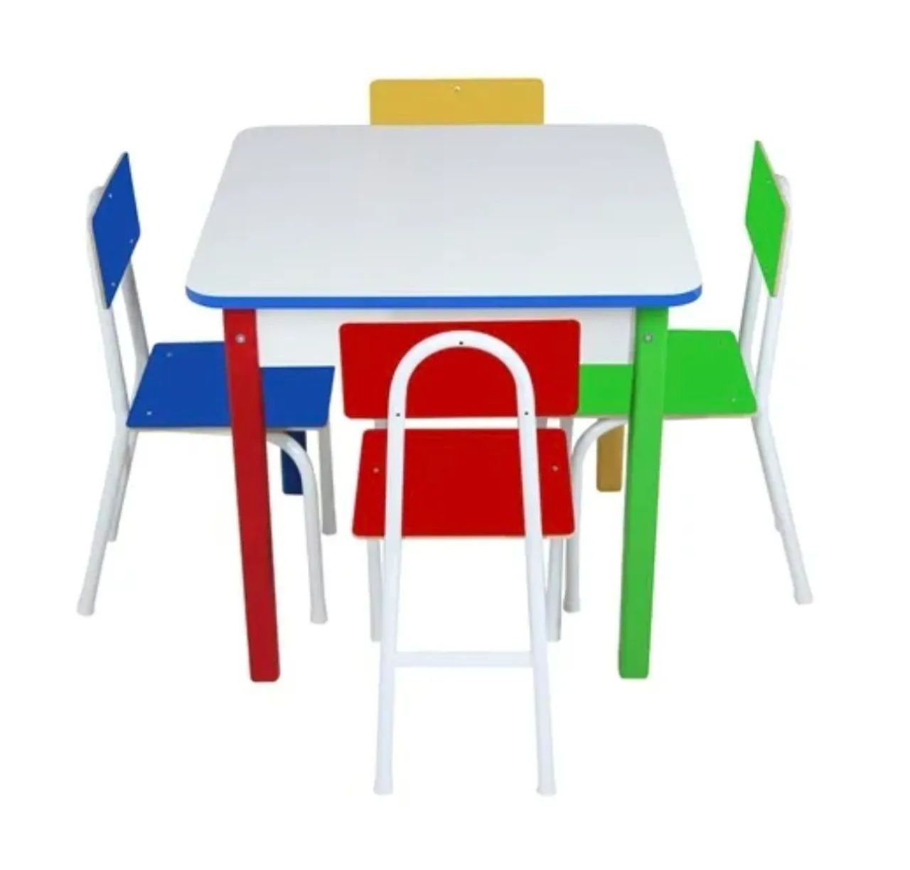 Mesinha infantil MDF com 4 cadeiras. - Foto 3