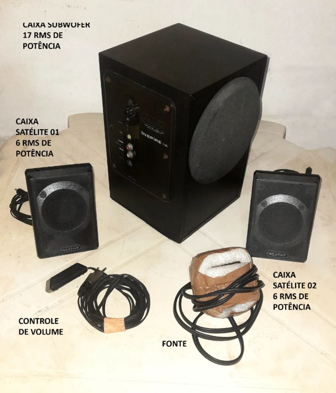 Caixa de som Creative Inspire P380  - Foto 5