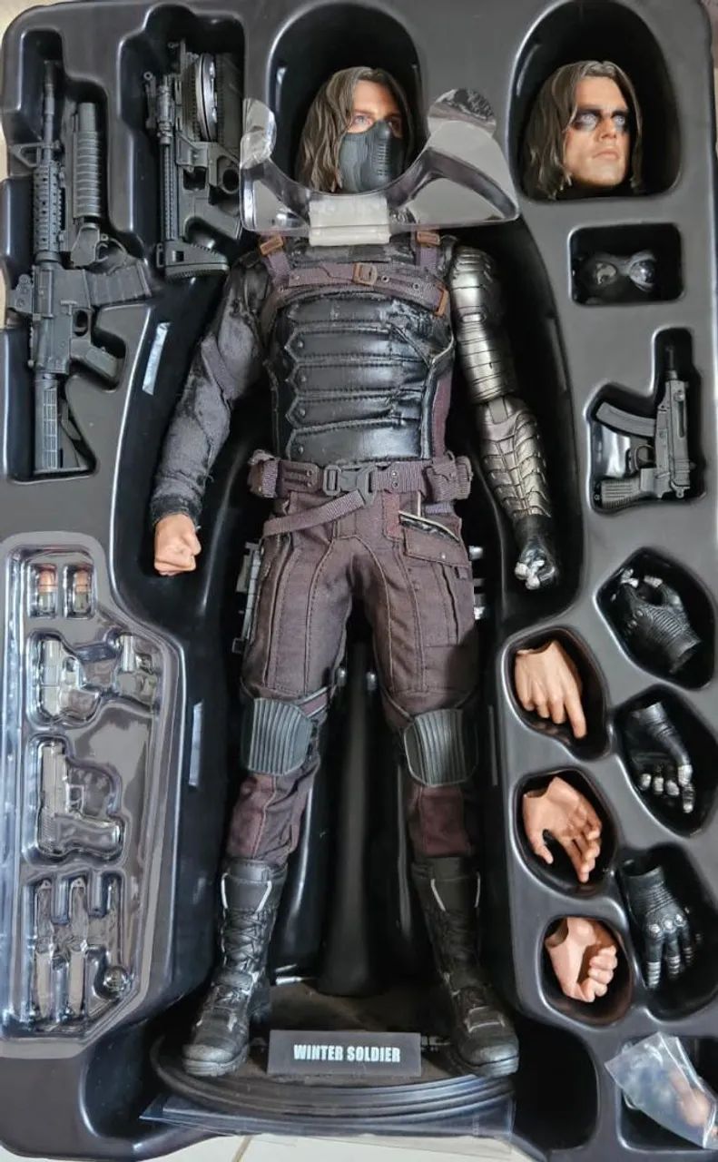 Hot toys Winter soldier 1/6 soldado invernal do filme capitão