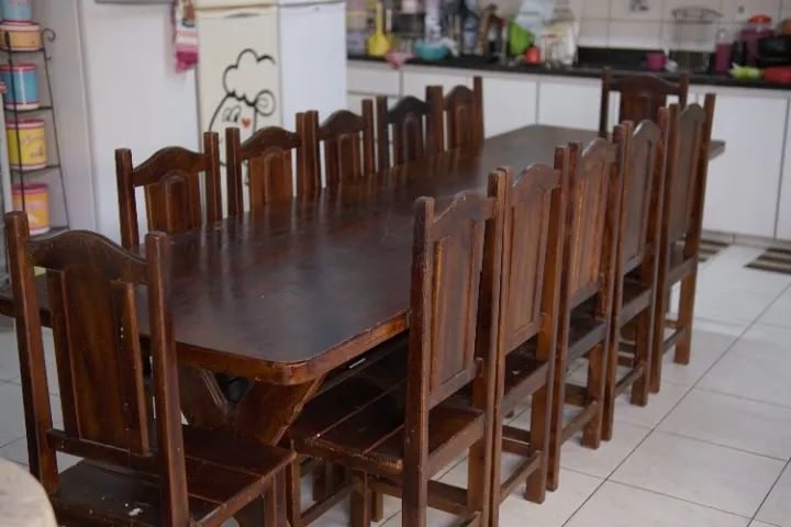 Mesa de 12 lugares ( Angelim Pedra ) - Foto 3