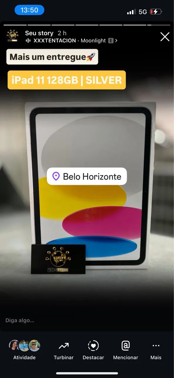iPad 11 128GB Wi-Fi  Cor: Silver