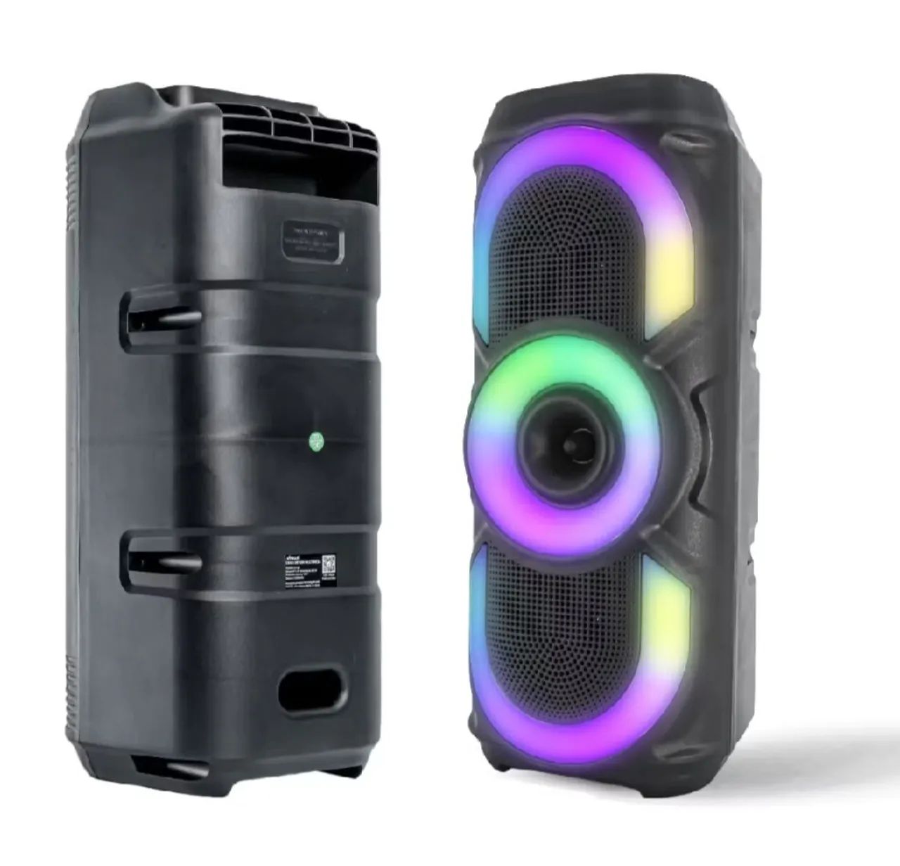 Caixa de som Bluetooth portátil com led - Foto 2