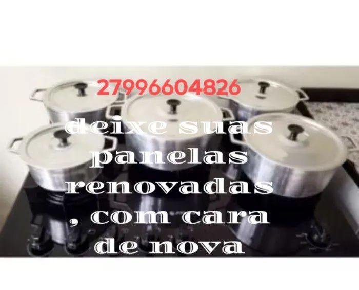 Faço renovação de panelas 