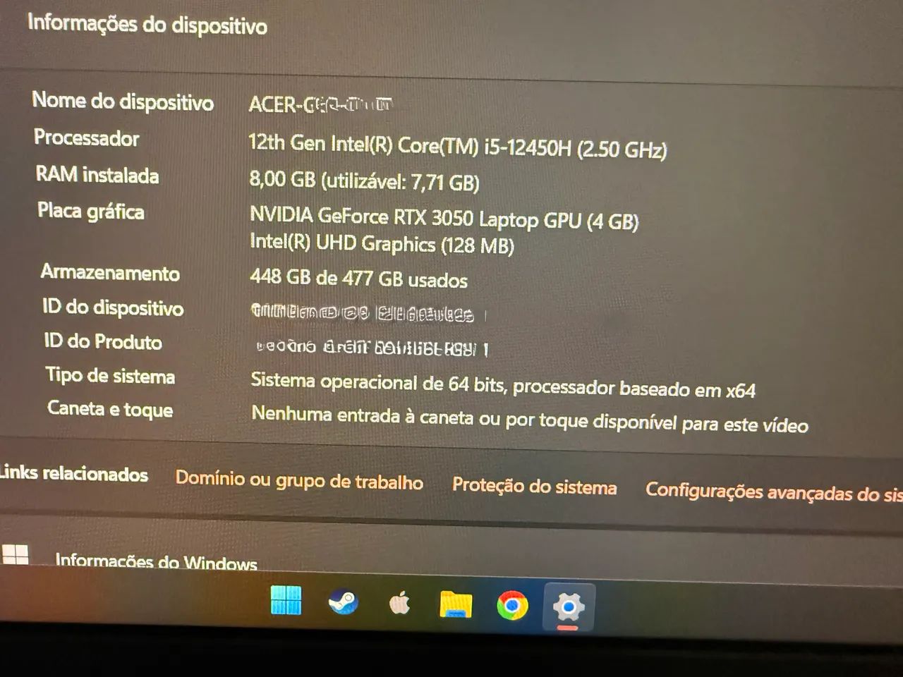 Notebook Gamer - Acer Nitro 5  - Foto 3