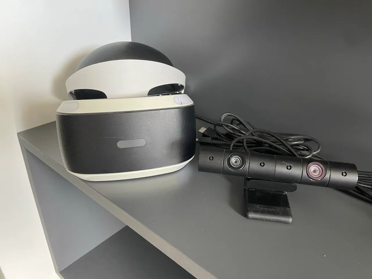 Vr de PS4 + Câmera + adaptador pra Pc  - Foto 5