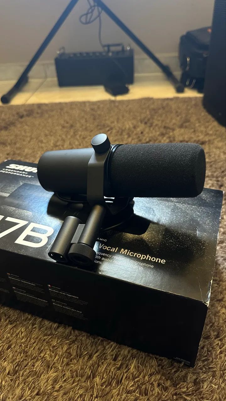 Microfone Shure Sm7B ORIGINAL 